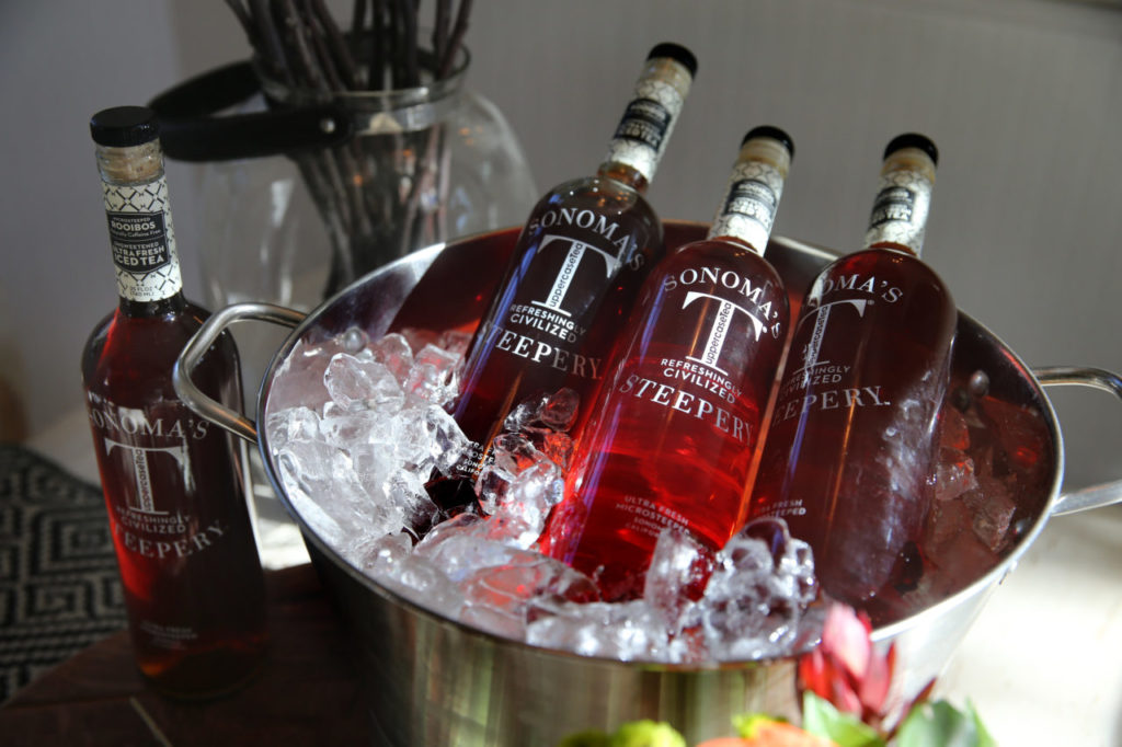 Sonoma's Steepery iced tea, a product of Uppercase Tea. Photo taken at Alison Kilmer's home on Monday, October 15, 2018 in Glen Ellen, California . (BETH SCHLANKER/The Press Democrat)