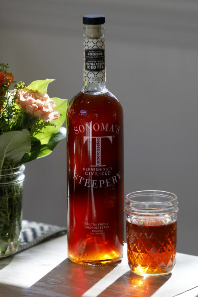 Sonoma's Steepery iced tea, a product of Uppercase Tea. Photo taken at Alison Kilmer's home on Monday, October 15, 2018 in Glen Ellen, California . (BETH SCHLANKER/The Press Democrat)