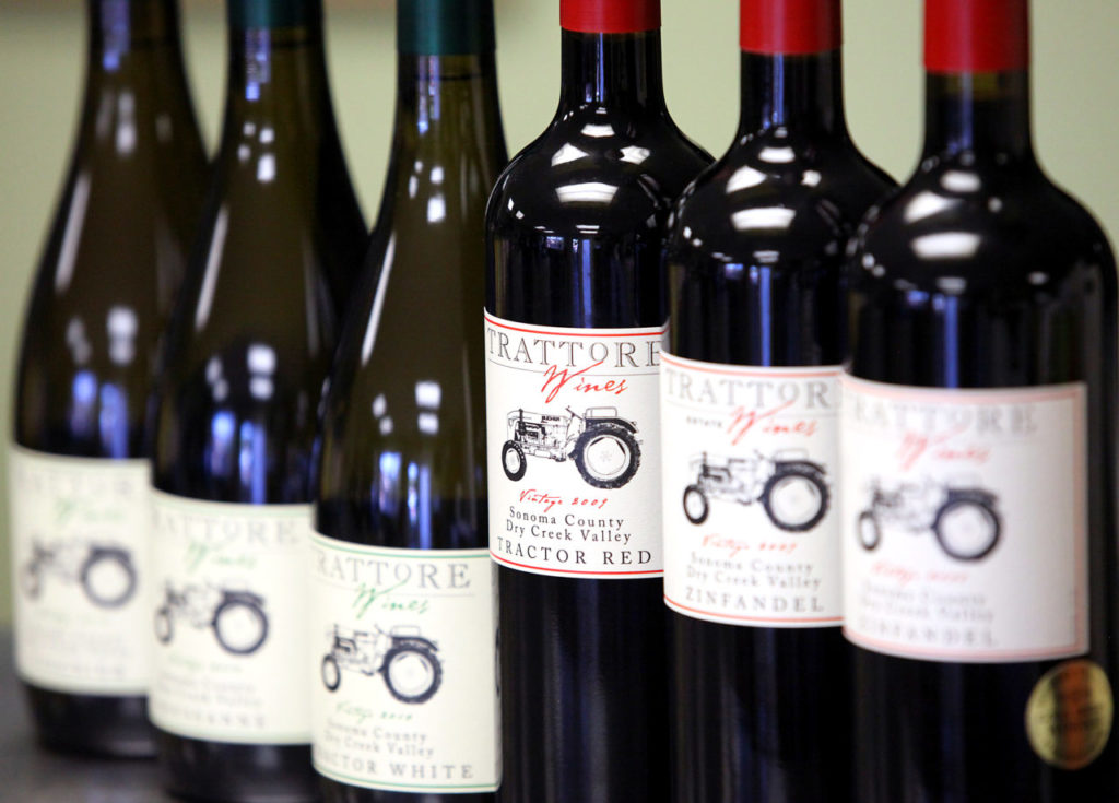 9/11/2011: D1: PC: Trattore Estate Wines from the Dry Creek Valley.