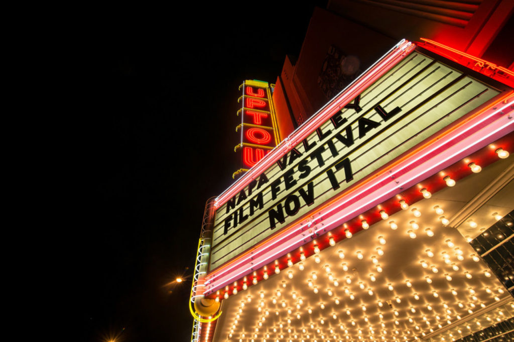 Napa Valley Film Festival Napa Valley in California is known for more than its vineyards. Its also home to the Napa Valley Film Festival, a newer event movie-lovers can attend in November. The festival features more than 125 indie films in 12 different locations. In true Napa Valley style, this unique festival also includes wine tasting, food demos, parties and awards. The nonprofit organization that runs the event keeps up the momentum year-round, too, with film programming long after the festival wraps up. Photo courtesy of Napa Valley Film Festival