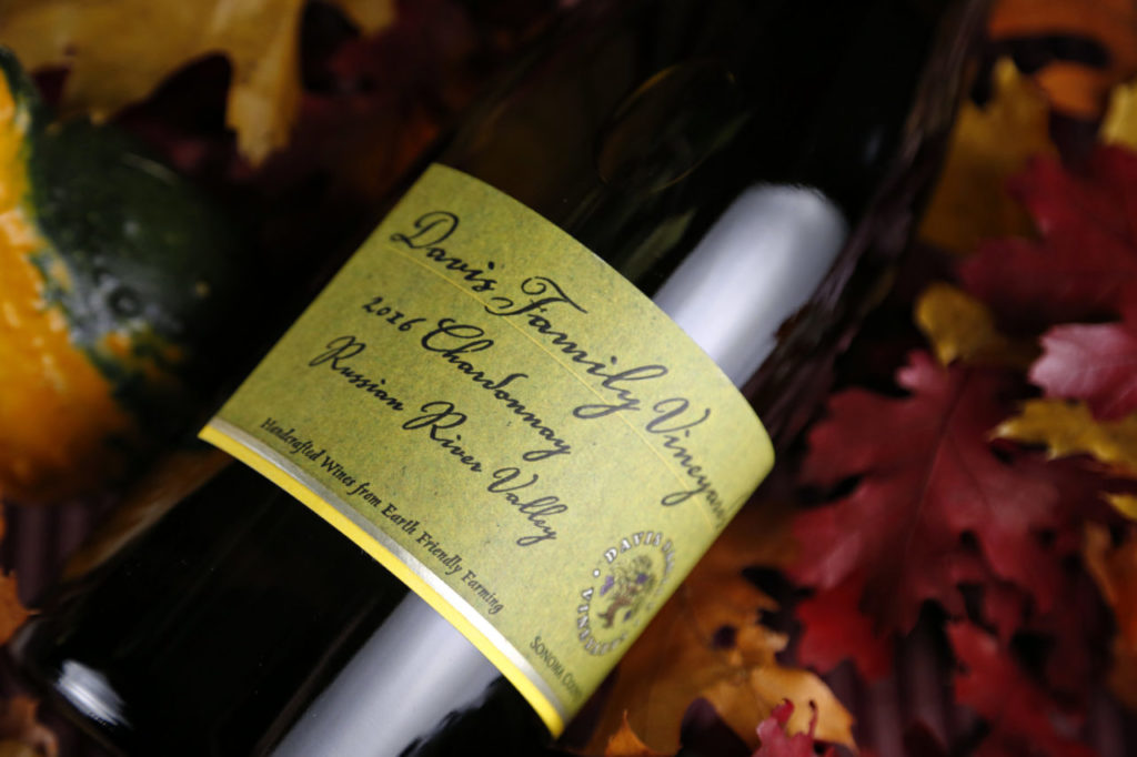 Sweepstakes winning wines, Davis Family Vineyards for Best White Wine. The Best in food, wine, and craft beer were honored at the 2017 Sonoma County Harvest Awards at the Luther Burbank Center for the Arts, Sunday October 1st. (Photo Will Bucquoy/for the Press Democrat).