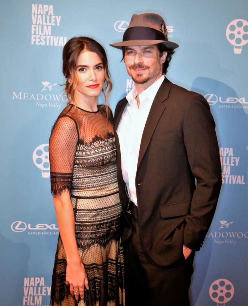 Married couple Ian Somerhalder and Nikki Reed on the red carpet. The 7th Annual Napa Valley Film Festival featured spectacular film, food and wine at wineries through out the valley, red carpet appearances by Hollywood A-lister's Will Ferrell, Elijah Woods and Director Nancy Meyers and many others November 8th-12th, 2017. (Photos Will Bucquoy).