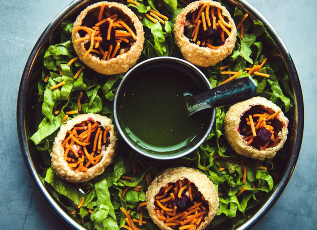 Pani Puri at Bollywood Bar & Clay Oven. (Courtesy photo Facebook) 