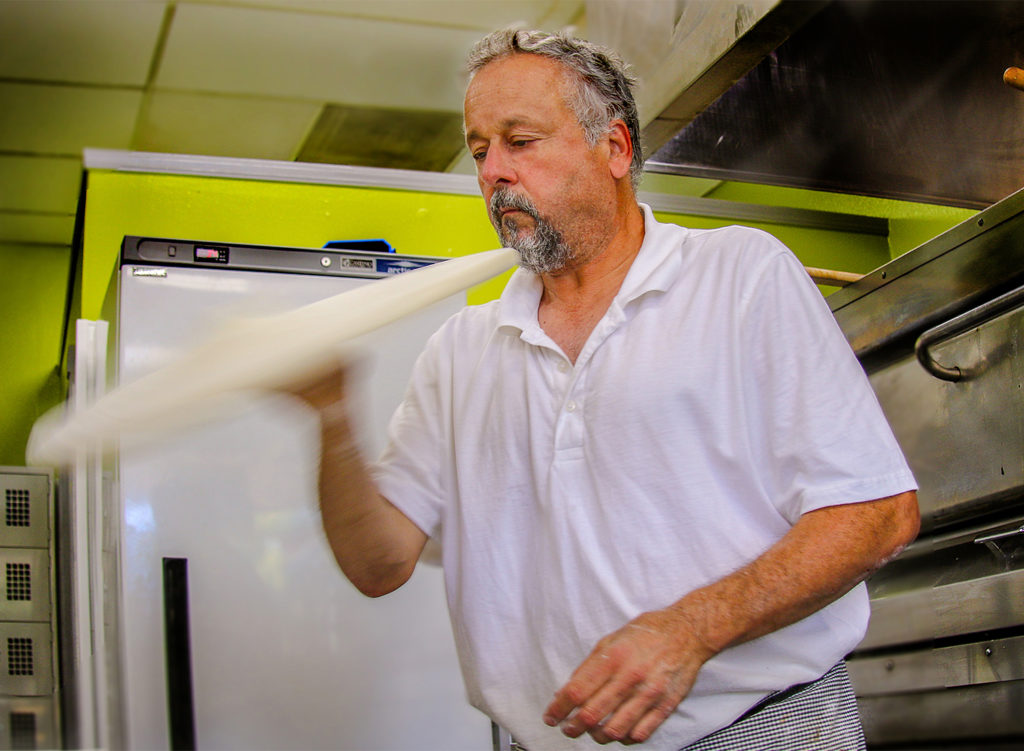 Dennis Milano, owner of Urban Pizza in Santa Rosa. Heather Irwin/PD