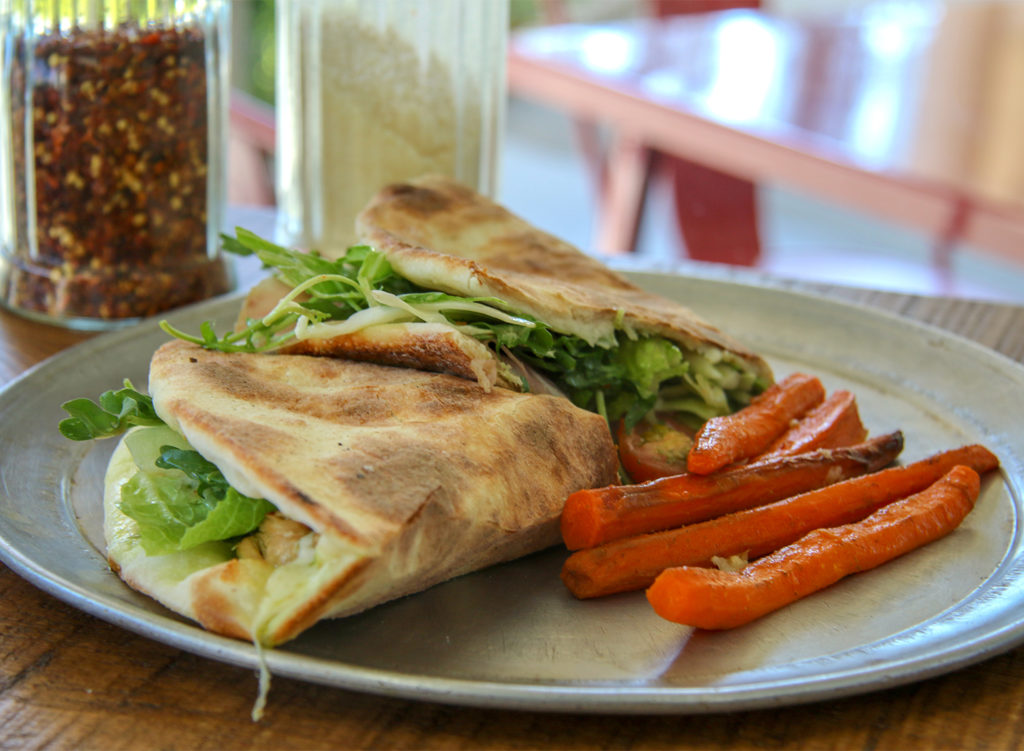 Piadine with prosciutto at Urban Pizza in Santa Rosa. Heather Irwin/PD