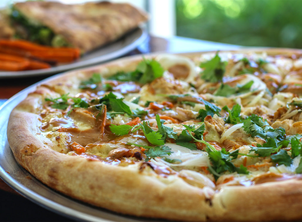 Thai pizza at Urban Pizza in Santa Rosa. Heather Irwin/PD