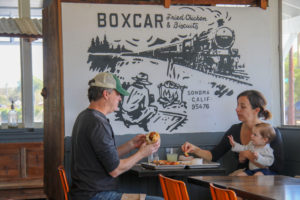 Interior at Boxcar Fried Chicken & Biscuits in Sonoma. Heather Irwin/PD