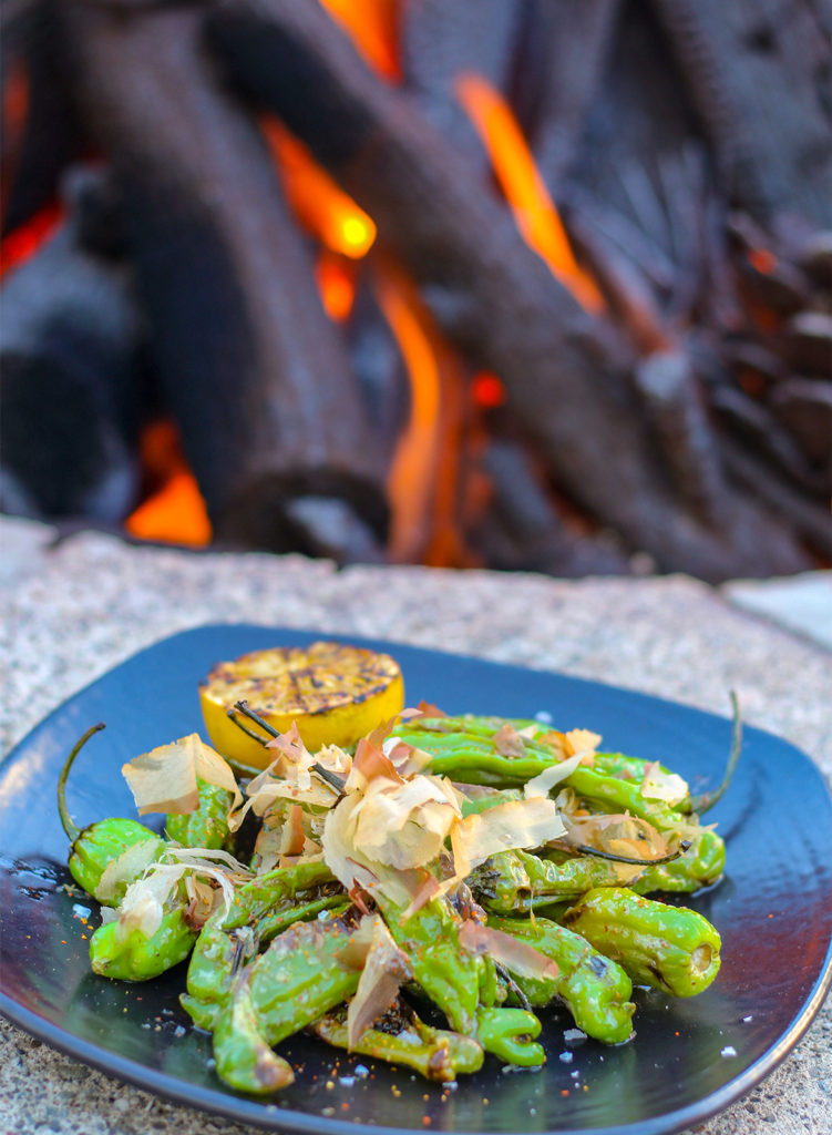 Shishito peppers at Sushi Kosho in Sebastopol. Heather Irwin/PD
