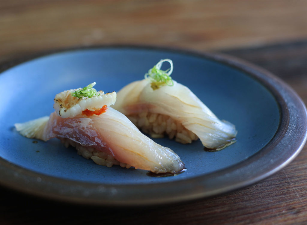 Kanpachi sashimi at Kosho Restaurant in Sebastopol. Heather Irwin/PD