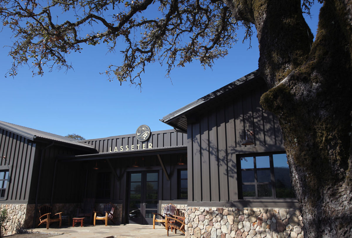 Lasseter Family Winery tasting room in Glen Ellen. (Christopher Chung)