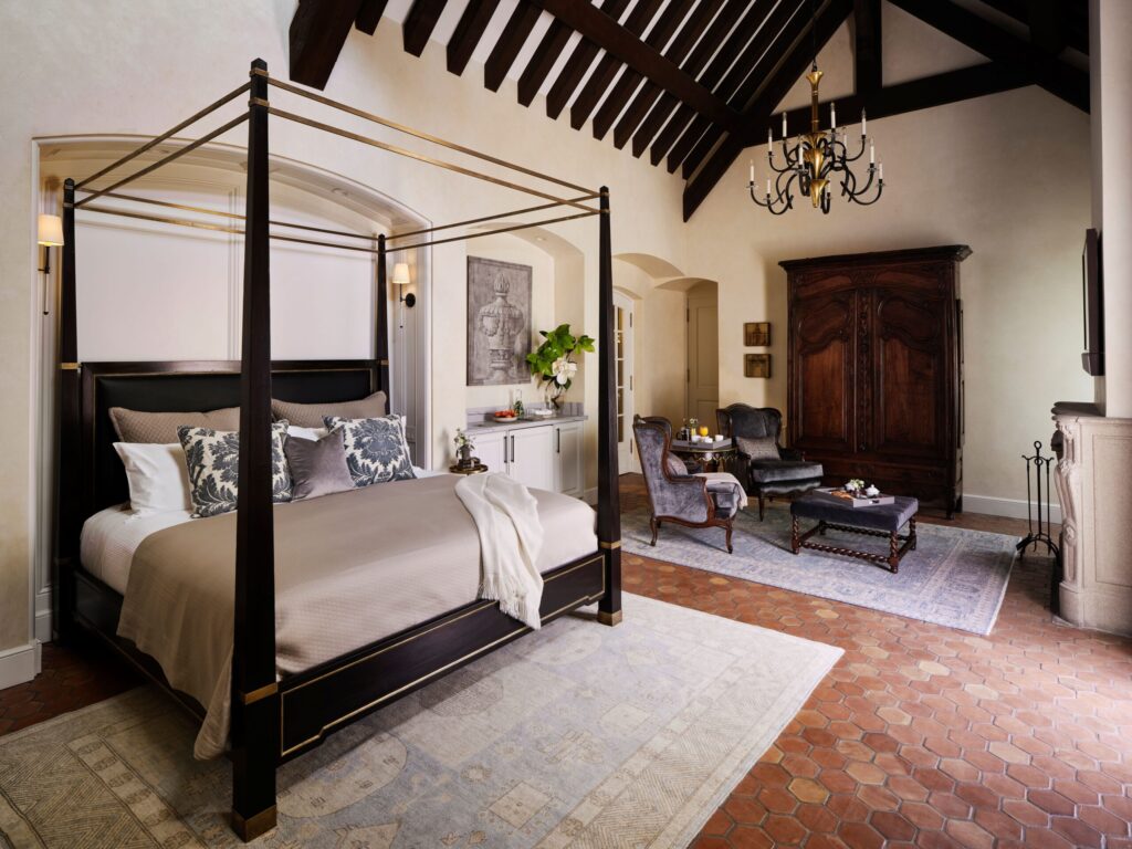 Guest bedroom at Jordan Winery in Healdsburg. (Jordan Vineyard & Winery)