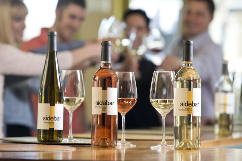 Kelly McManus Some of David Ramey and daughter Claire Ramey's new Sidebar Cellars wines. 2015