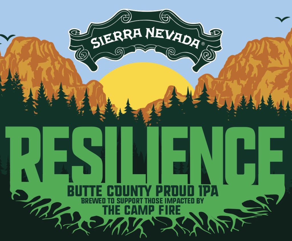 Sierra Nevada's label for Resilience IPA