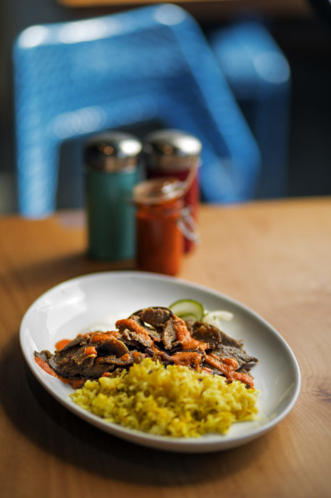 Fancy Fast Food story Stockhome lamb and beef plate