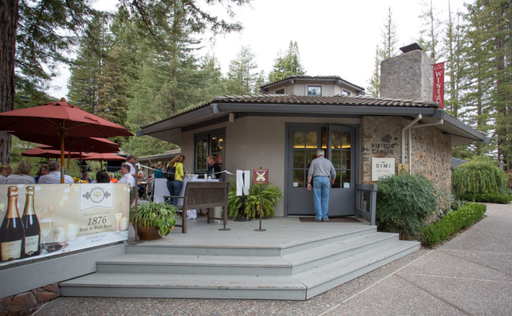 Guests arrive to Simi Winery in Healdsburg, Calif. for Wine and Food Sunday November 6, 2016. Wine and Food was billed as a weekend of wine and food pairing in the Alexander, Dry Creek and Russian River Valleys. (Jeremy Portje / For The Press Democrat)