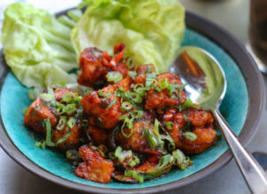 Cauliflower at Bollywood Restaurant and Clay Oven in Santa Rosa. (Photo by Heather Irwin)