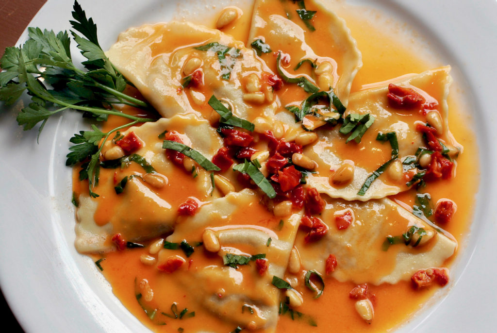 6/14/2009:D3: Ravioli di anatra PC: Cucina Paradiso's ravioli di anatra.