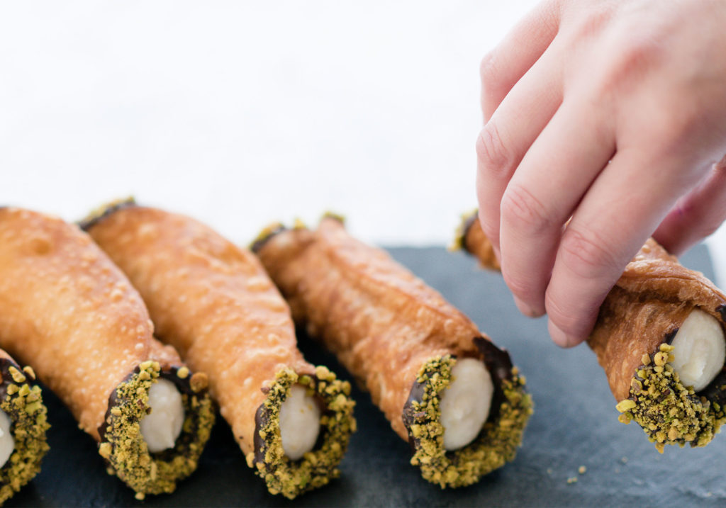 Cannolis from Sweet Pea Bakery, opening in Sonoma this month. Courtesy photo.