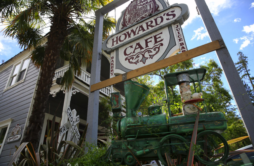 Howard's Cafe is a popular spot in Occidental. (Christopher Chung/ The Press Democrat)