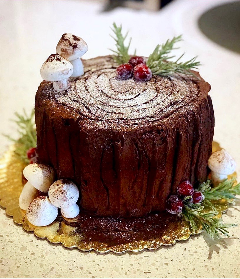 Stump cake from Honey and the Moon in Sonoma. (Courtesy photo)