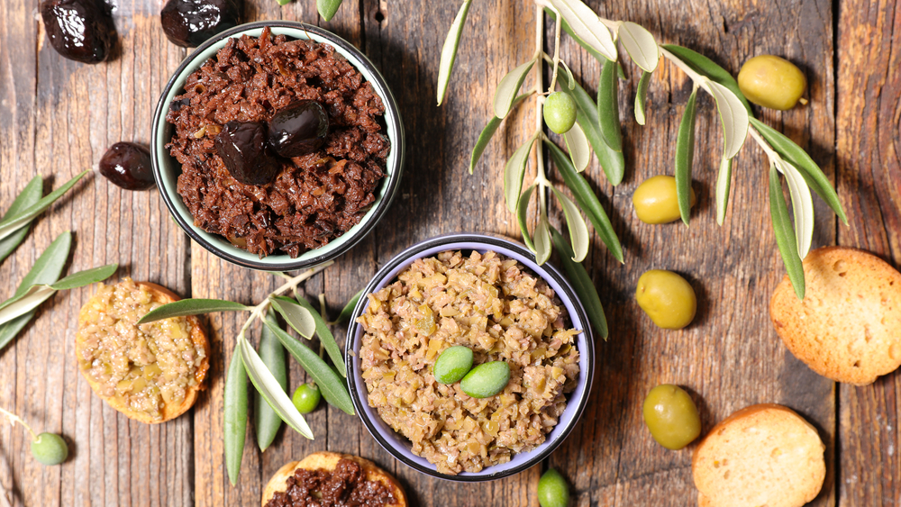Assorted olive tapenade. (margouillat photo / Shutterstock)