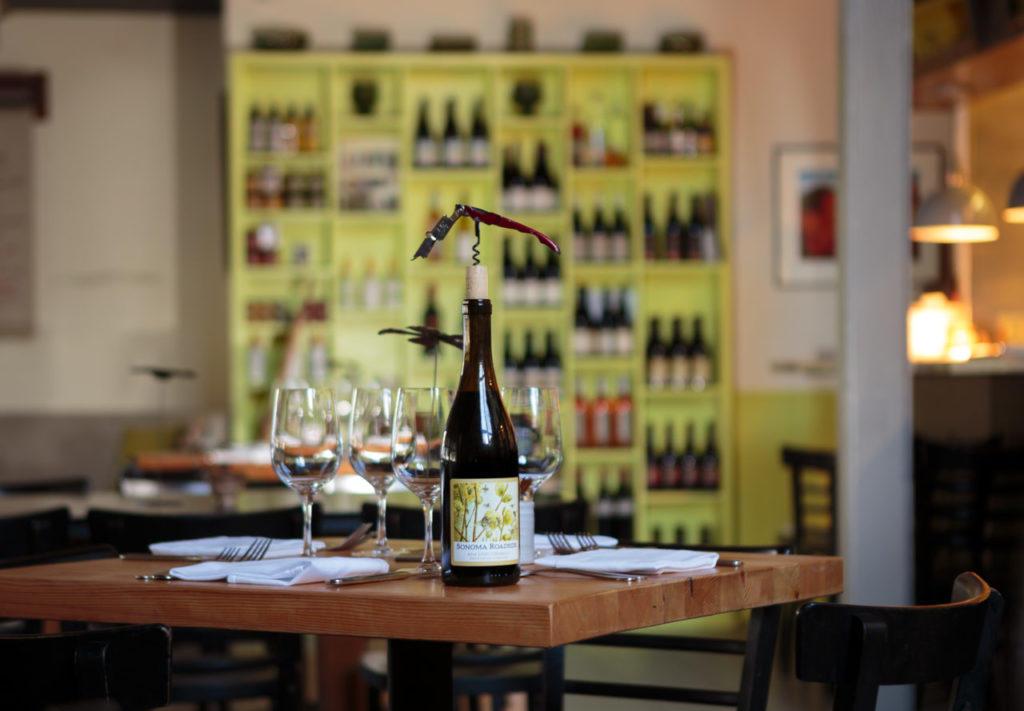 Story on which restaurants charge corkage the girl and the fig cafe in Glen Ellen
