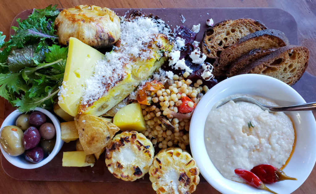 Antipasti platter at Lowell's in Sebastopol. Heather Irwin/PD