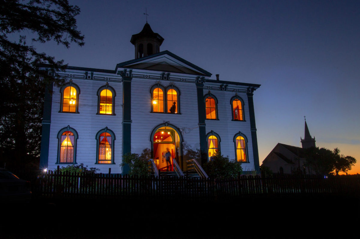 Potter Schoolhouse in Bodega Bay. (John Burgess/The Press Democrat)