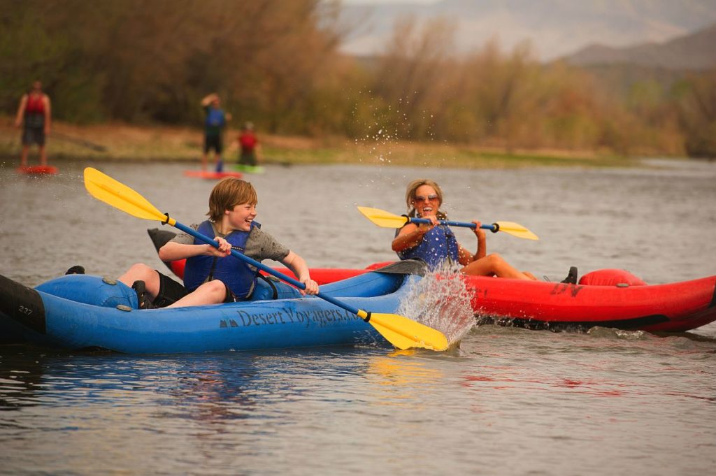 Kayaking near Scottsdale, Arizona