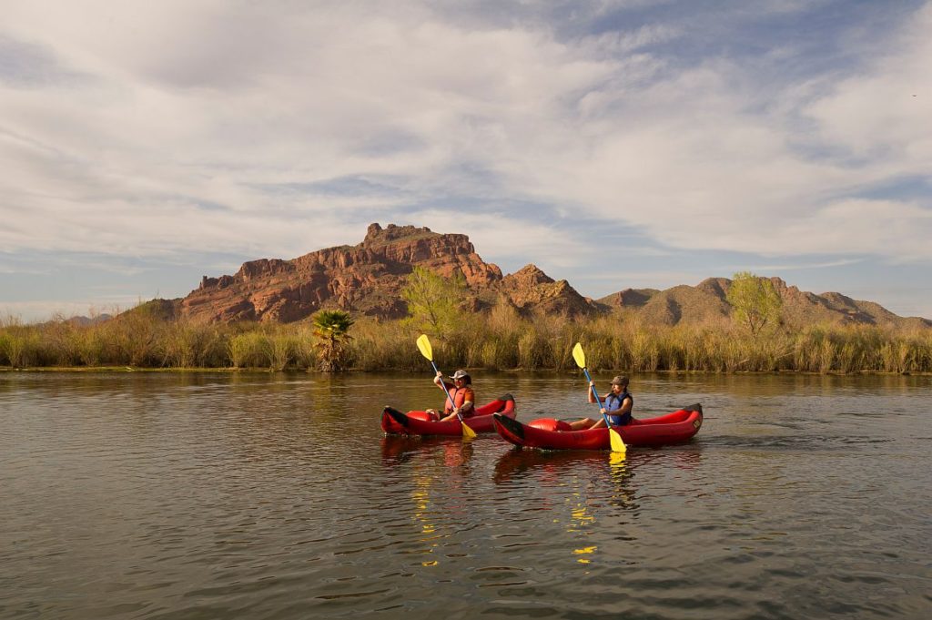 Kayaking near Scottsdale, Arizona