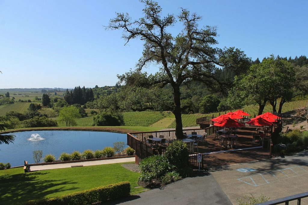 bocce ball with a view at Armida