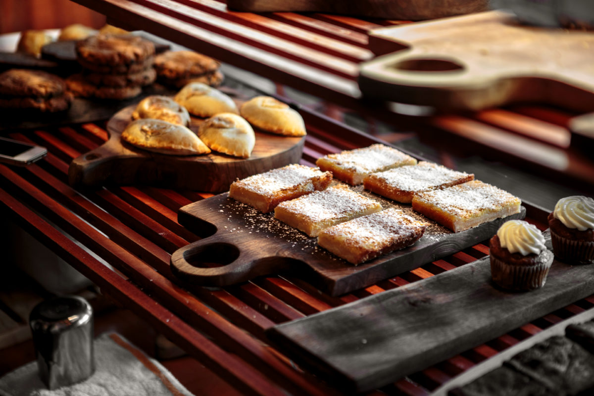 Lemon squares in the bakery case at Criminal Baking Co. (Chris Hardy/for Sonoma Magazine)