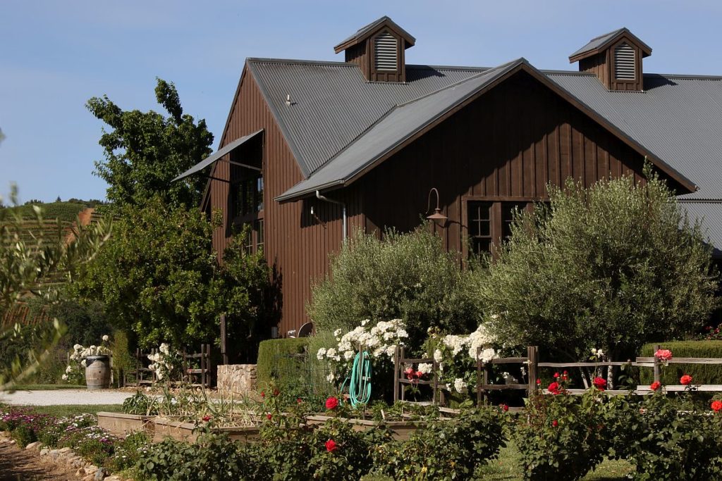 petanque court at Dutcher Crossing