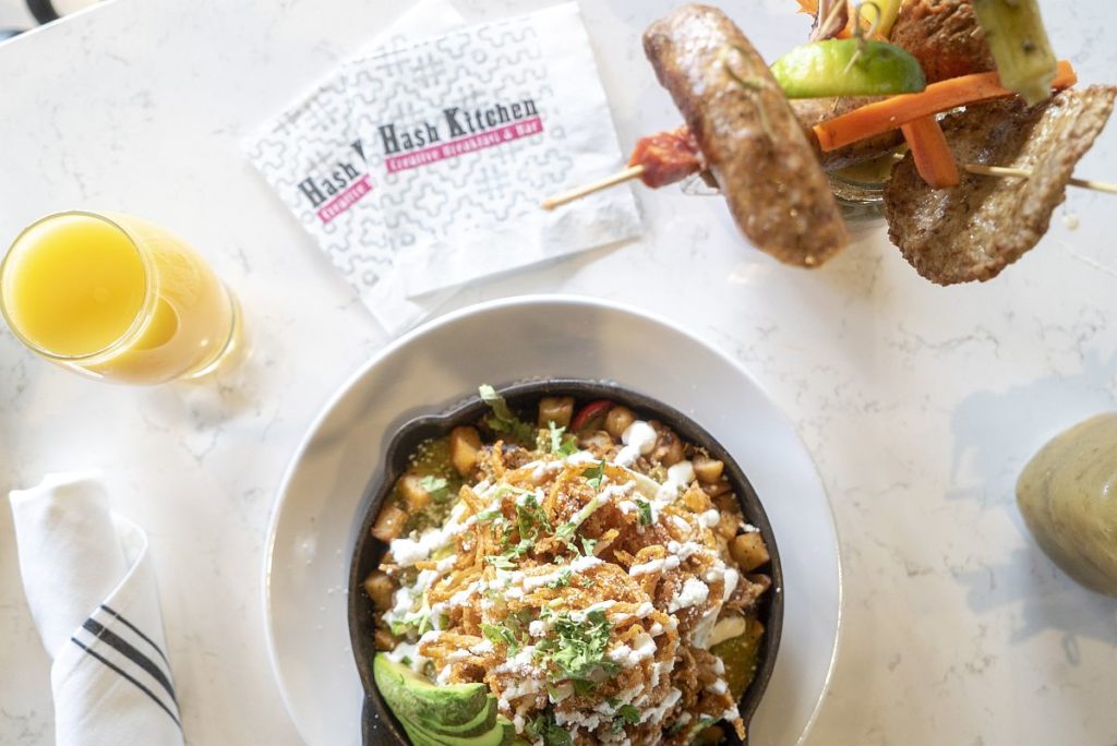 brunch at Hash Kitchen in Scottsdale, Arizona