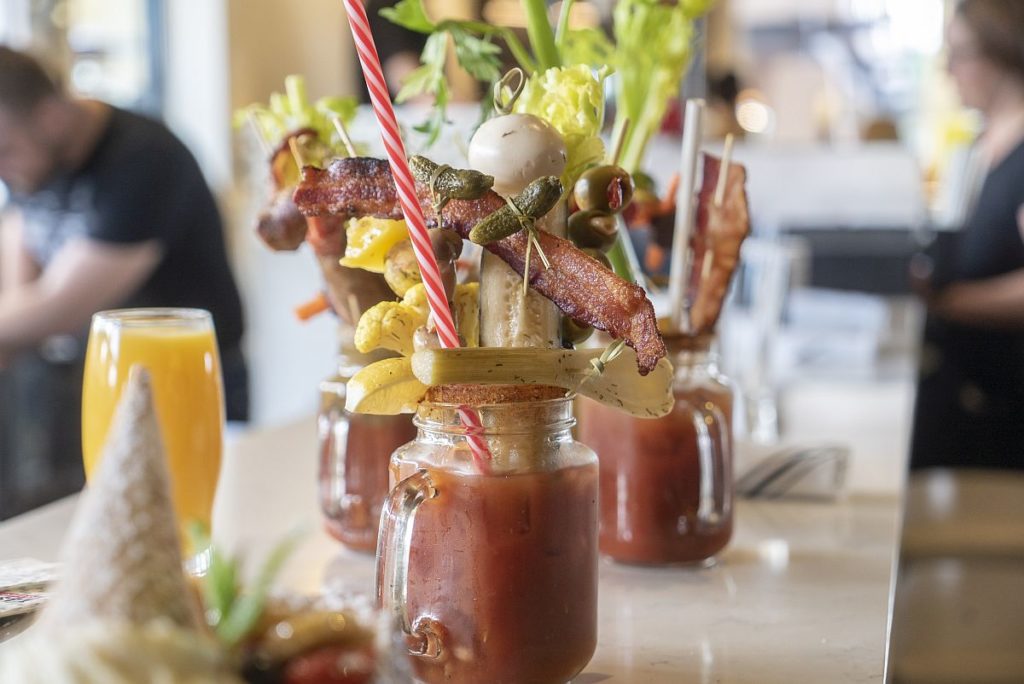 Bloody Marys at Hash Kitchen in Scottsdale, Arizona