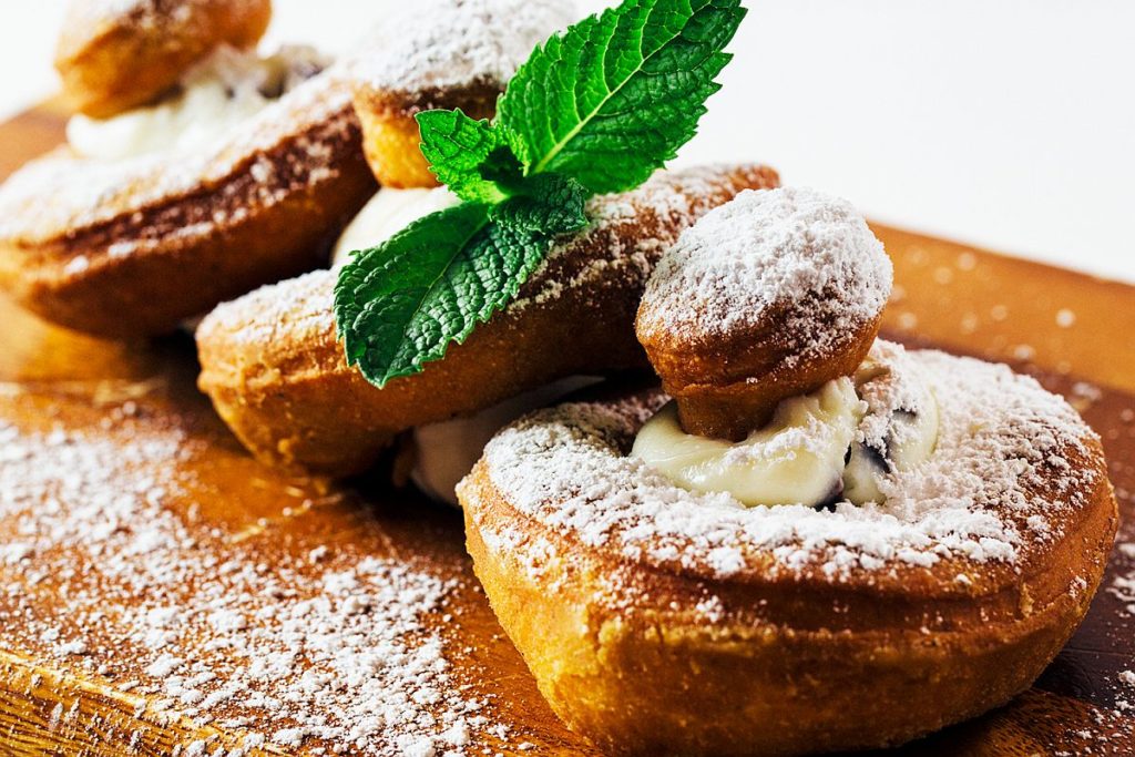 Cannoli doughnuts at Hash Kitchen in Scottsdale, Arizona