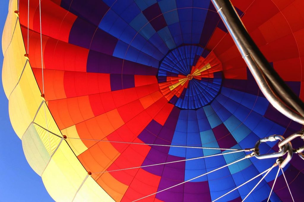 hot air ballooning near Phoenix, Arizona