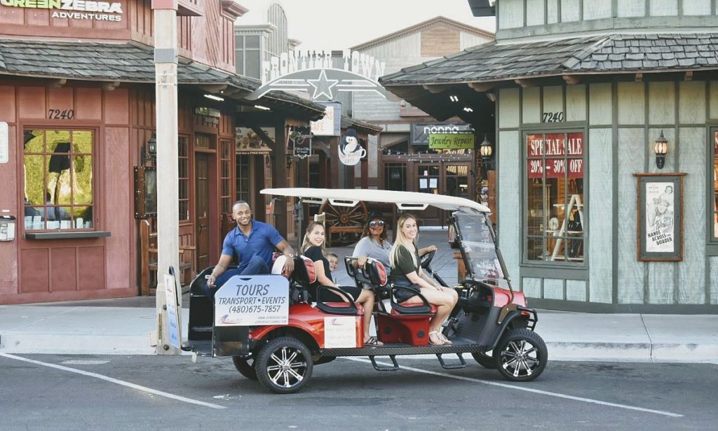 golf cart tours in Old Town Scottsdale