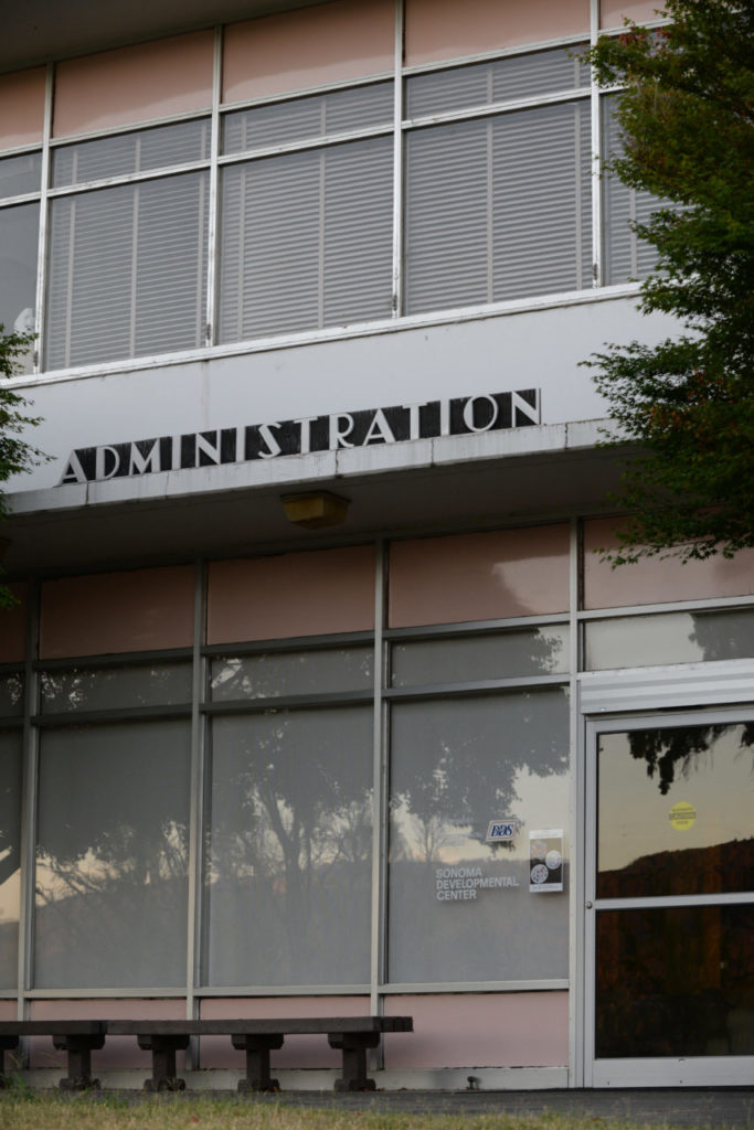 The Main Administration building at the Sonoma Development Center in Eldridge, California. June 29, 2015. (Photo: Erik Castro/for Sonoma Magazine)