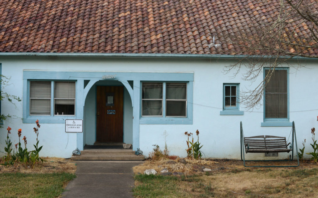 The entrance to the Impressions building on Sonoma Street, Eldridge, California. June 29, 2015. (Photo: Erik Castro/for Sonoma Magazine)