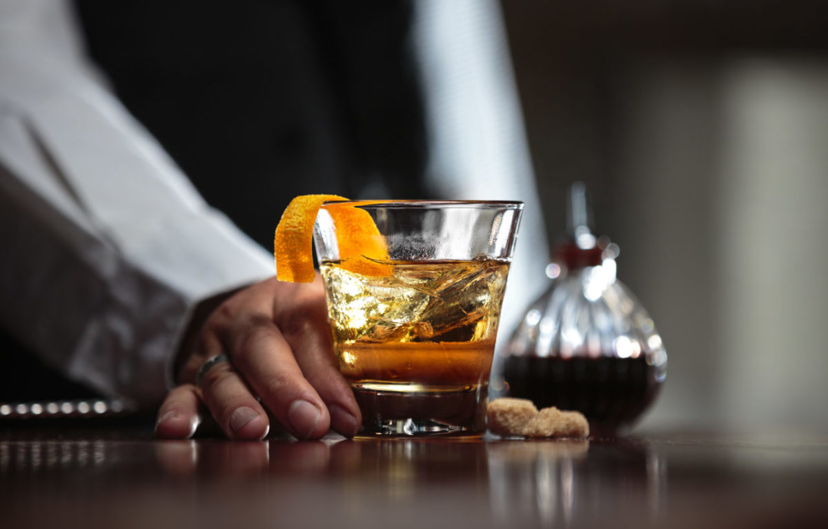 Winter cocktails Mixologist Kilo Munoz serving a Spirit Works Barrel Gin Old Fashioned The grain-to-glass operation within SebastopolÕs The Barlow, run by Ashby and Timo Marshall, Spirit Works does everything in house, from milling the grain to creating the mash to distilling its gin, vodka and sloe gin on site and aging some of it in barrel. Its gin is made from Hard Red Winter wheat infused with juniper berries and then a mix of botanicals, some of them traditional, some inspired by whatÕs possible in California, a bit of coriander, citrus and cardamom in the propriety blend for sure. With its Barrel Gin, wintery overtones of oaky darkness add depth and complexity to the citrus-laden botanicals. It goes down easy, simply, over ice, with bitters. 2 ounces Spirit Works Distillery Barrel Gin 2-3 dashes Angostura bitters sugar cube soda