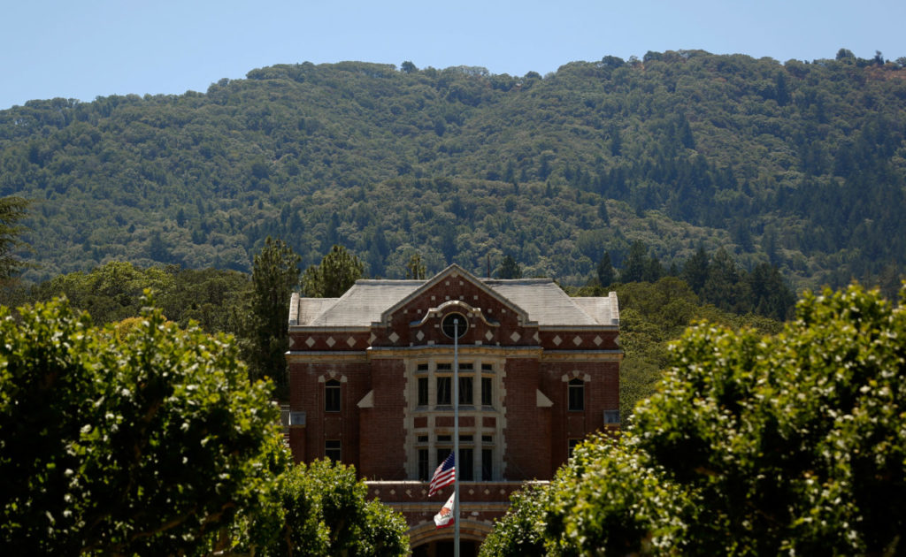 Undeveloped land encompasses the hills behind Sonoma Developmental Center in Eldridge, California on Saturday, July 23, 2016. (Alvin Jornada / The Press Democrat)