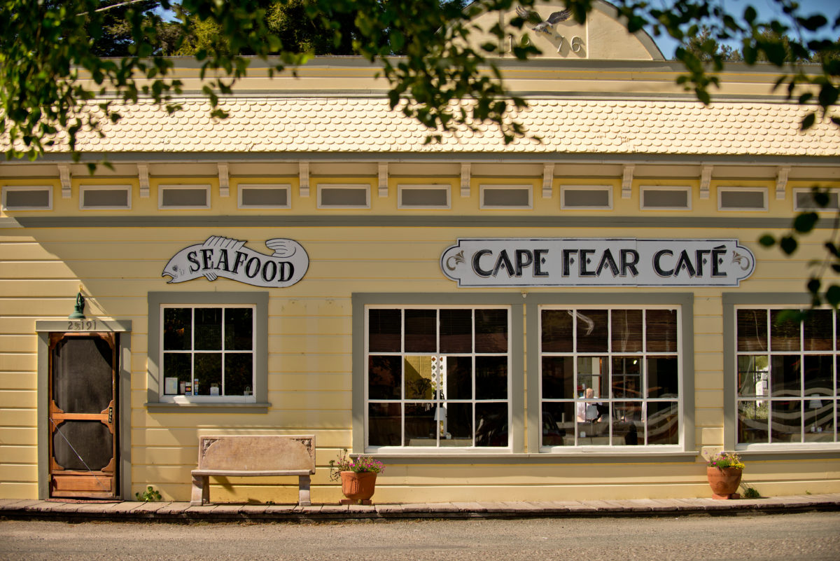 Cape Fear Cafe in Duncans Mills on April 18, 2013. (Alvin Jornada / The Press Democrat)