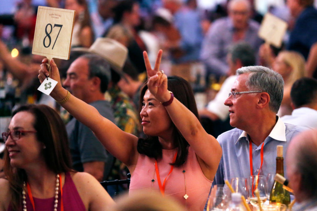Auction Napa Valley at Meadowood Resort in St. Helena, California on Saturday, June 3, 2017. (Alvin Jornada / The Press Democrat)