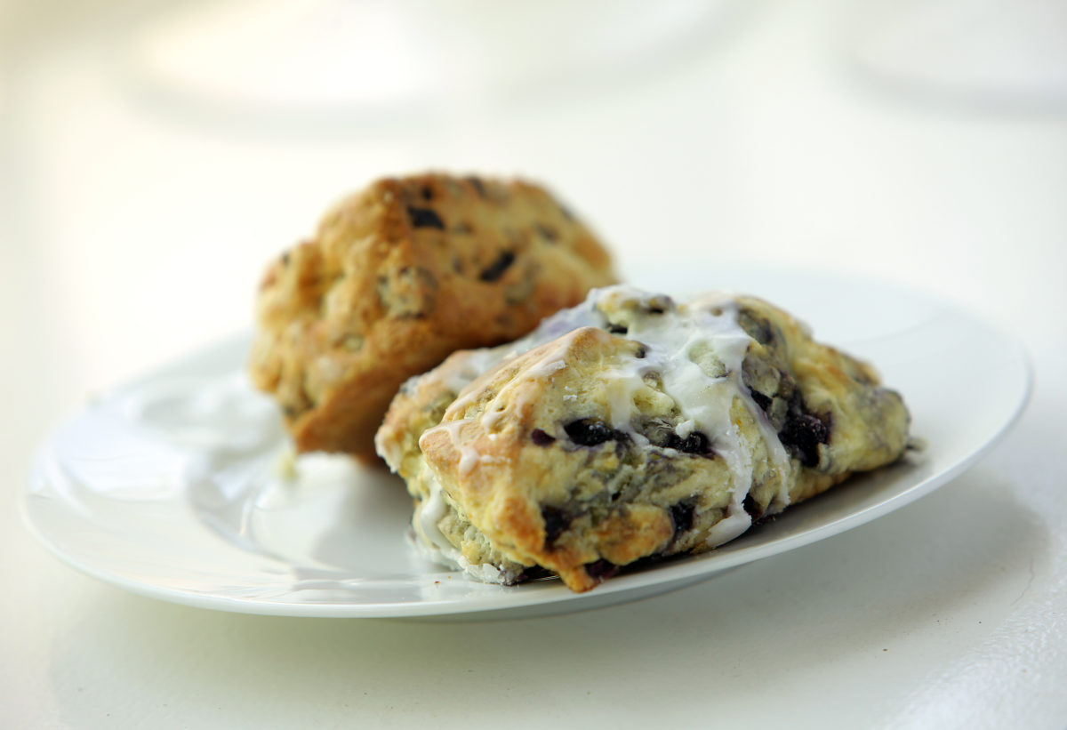 Scones from Village Bakery in Santa Rosa. (John Burgess/The Press Democrat)