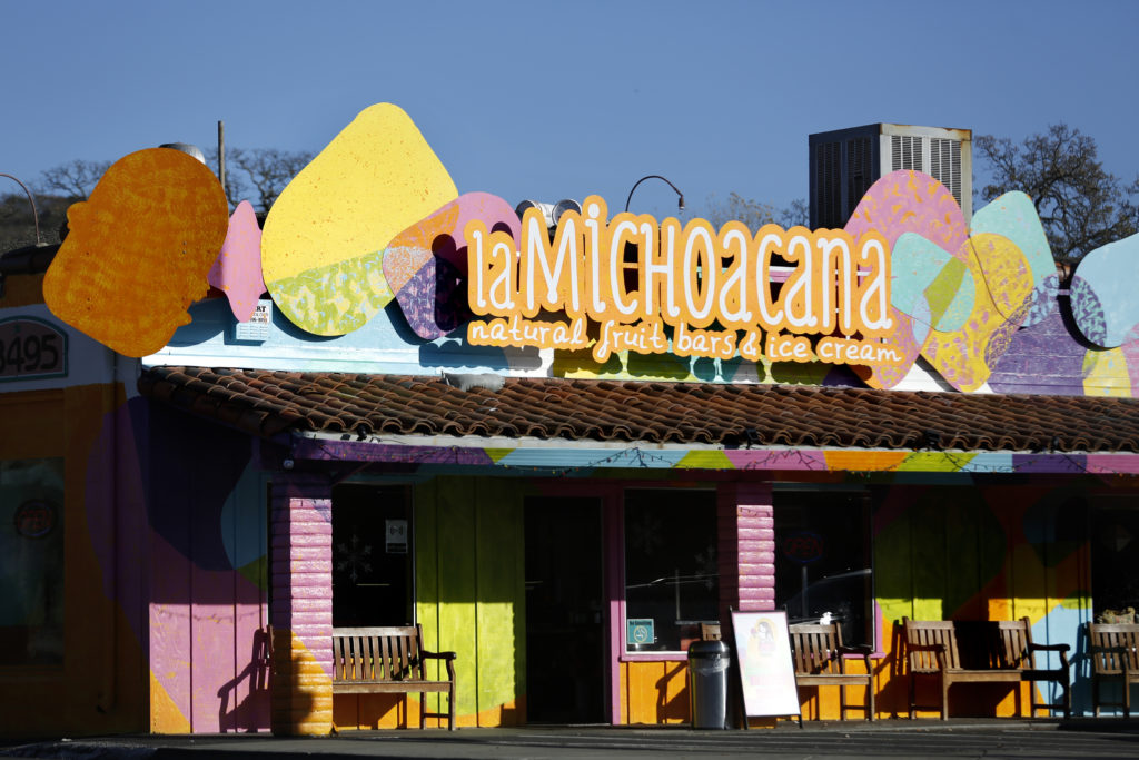 La Michoacana, painted by artist Rico Martin, on Tuesday, December 15, 2015 in Boyes Hot Springs, California . (BETH SCHLANKER/ The Press Democrat)