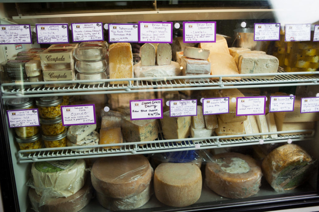 The Epicurean Connection carries an abundance of cheese including owner Sheana Davis' own Delice de la Vallee. Shot on Thursday, March 6, 2014 at The Epicurean Connection Cheese Shop, Cafe, Beer & Wine Bar in Sonoma, Calif. (Photo by Charlie Gesell for Sonoma magazine)