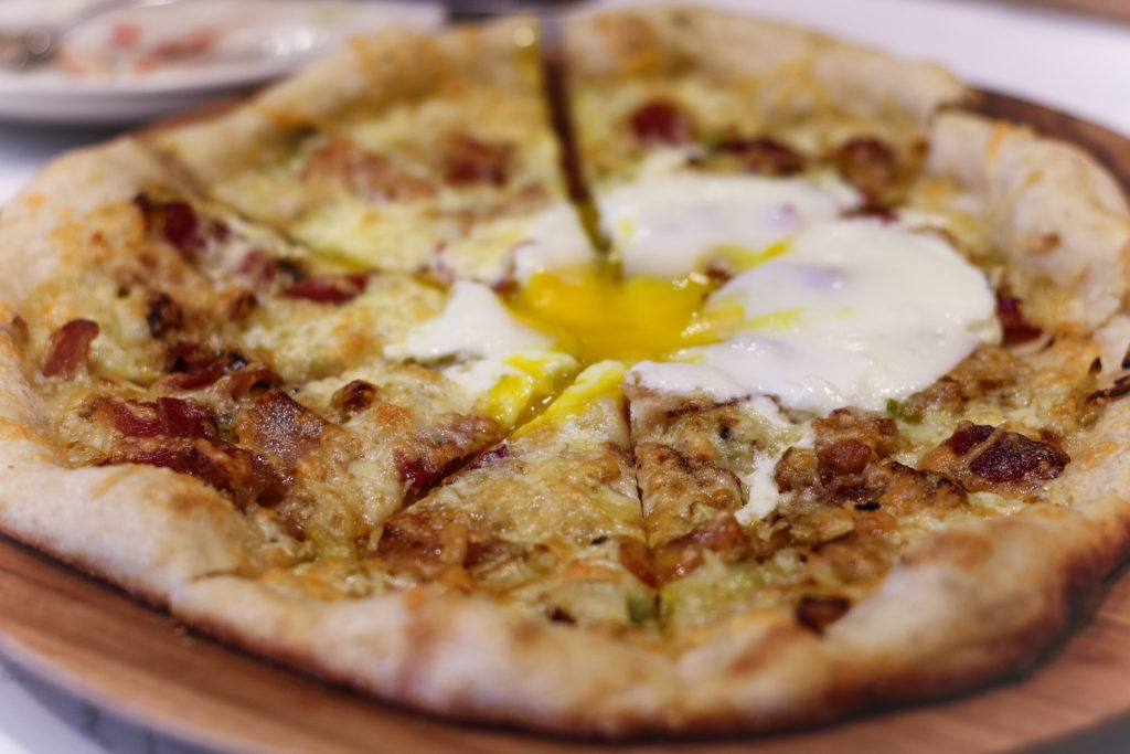 Bianco Pizza at Journeyman Meat Co. in Healdsburg. (Heather Irwin/PD)