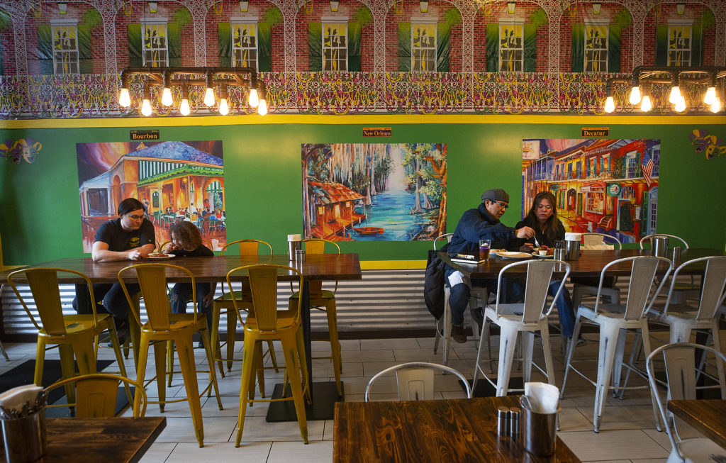 Gator's Rustic Burger & His Creole Friends in the Petaluma theater district. (photo by John Burgess/The Press Democrat)