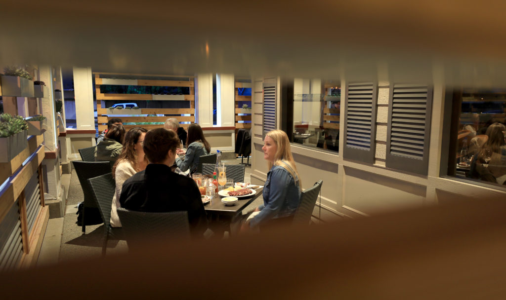 Outside dining of Sweet T's, Monday, March 4, 2019 during a soft opening of the restaurant's new location in Windsor. Sweet T's was destroyed during the Tubb's fire as it roared over Fountaingrove and in to Santa Rosa. (Kent Porter / The Press Democrat) 2018